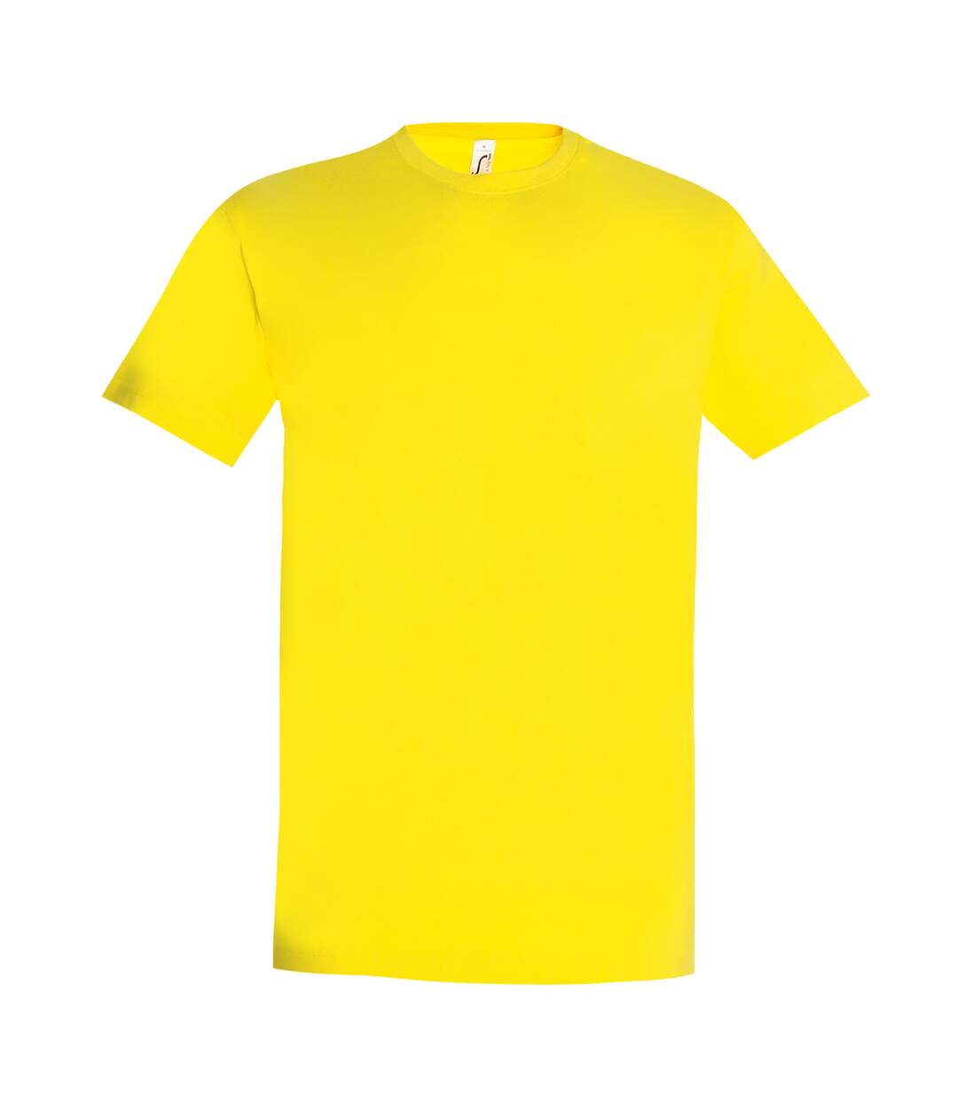 T-shirt manches courtes imperial homme jaune vif SOLS