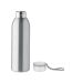 Bira stainless steel 650ml bottle one size matt silver grey MidOcean-3