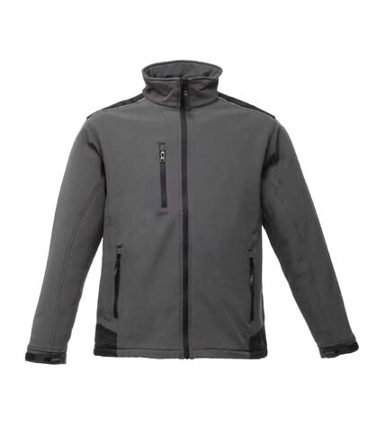 Regatta Mens Sandstom Workwear Softshell Jacket (Black/Black) - UTBC815