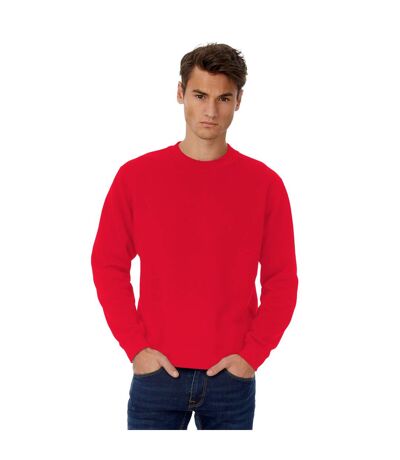 Mens Set In Sweatshirt Red B&C