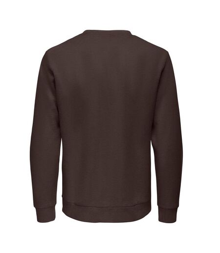 Sweat marron foncé homme only & sons chase