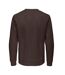 Sweat marron foncé homme only & sons chase-2