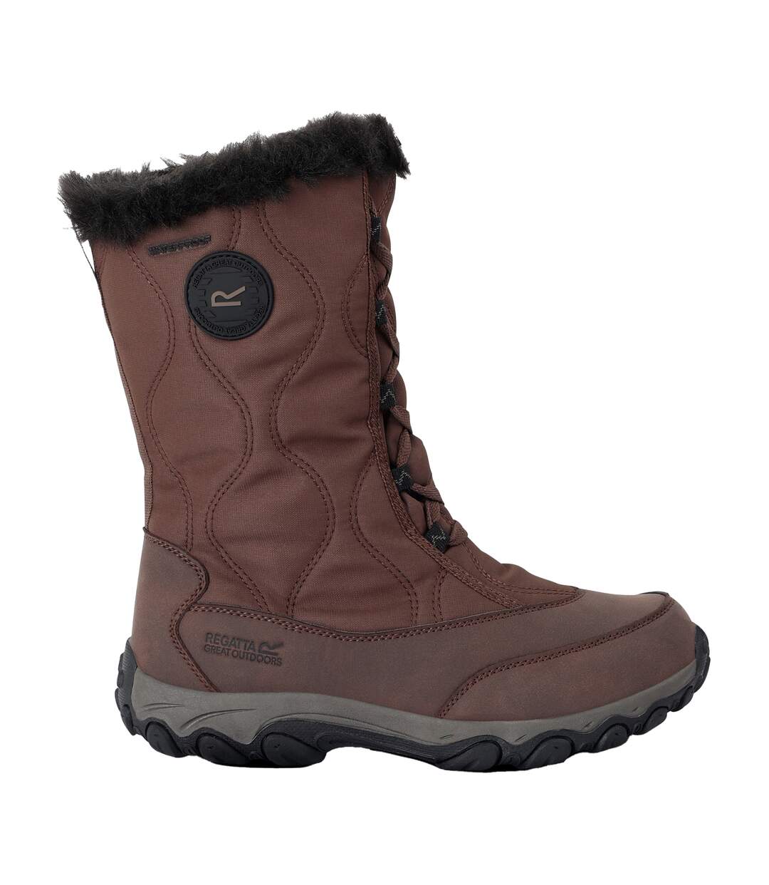 Bottines De Marche Kirkwood Femme Marron Châtaigne Noir Regatta-4