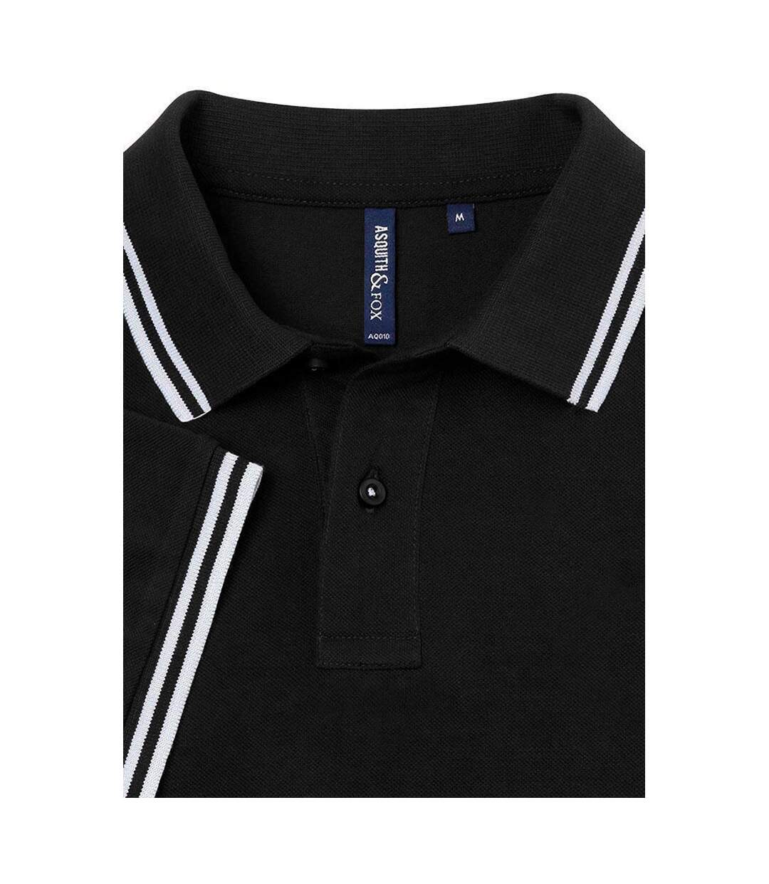 Asquith & Fox - Polo - Homme (Noir/blanc) - UTRW4809