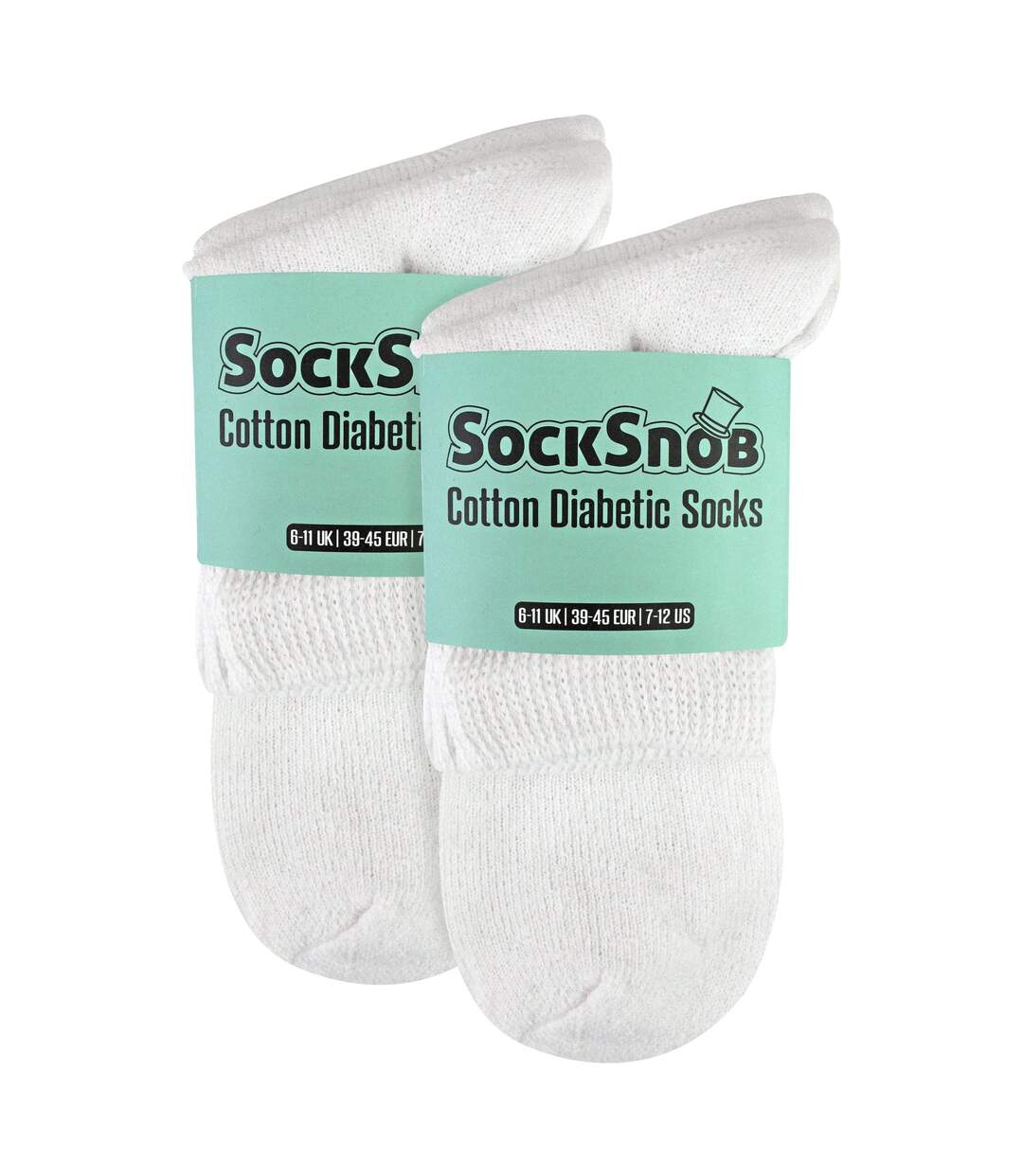 Sock Snob - Lot de 6 Chaussettes Diabétiques Courtes Homme-1