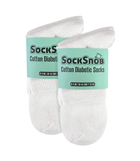 Sock Snob - Lot de 6 Chaussettes Diabétiques Courtes Homme