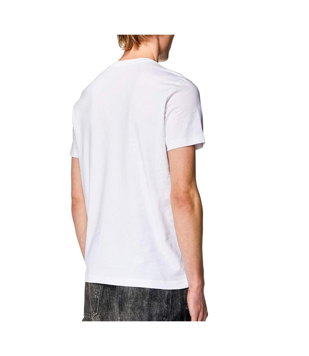 T-Shirt blanc homme diesel diegorss-2