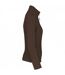 Womens/ladies maureen microfleece jacket chocolate Kariban