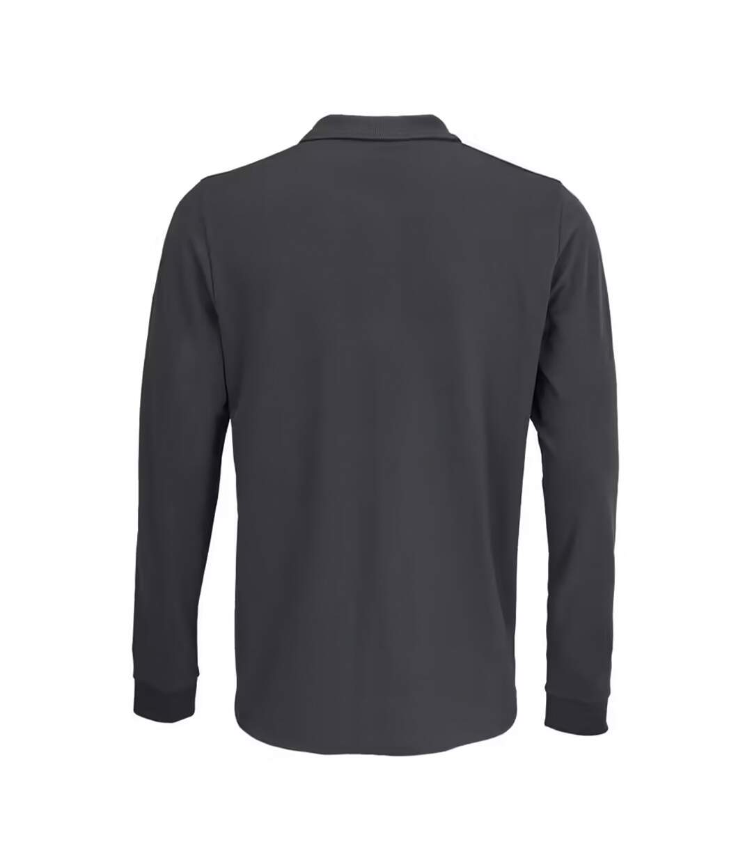 Polo Adulte Gris Foncé Uni SOLS-2