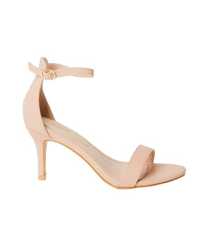 Womens/ladies tasha barely there stiletto heel sandals blush Dorothy Perkins