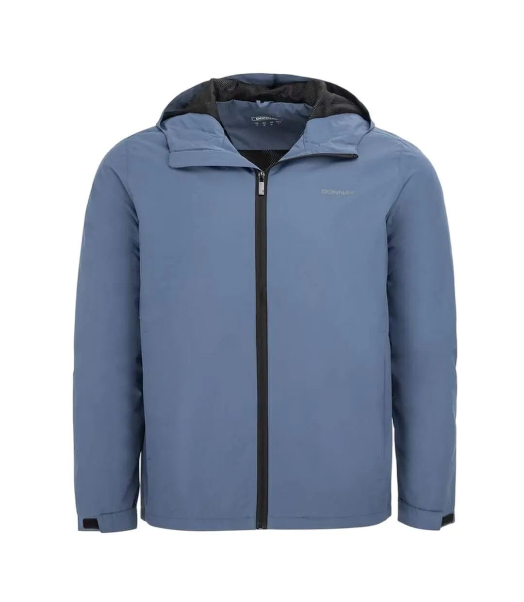 Mens Lightweight Hooded Jacket Grey Donnay-1