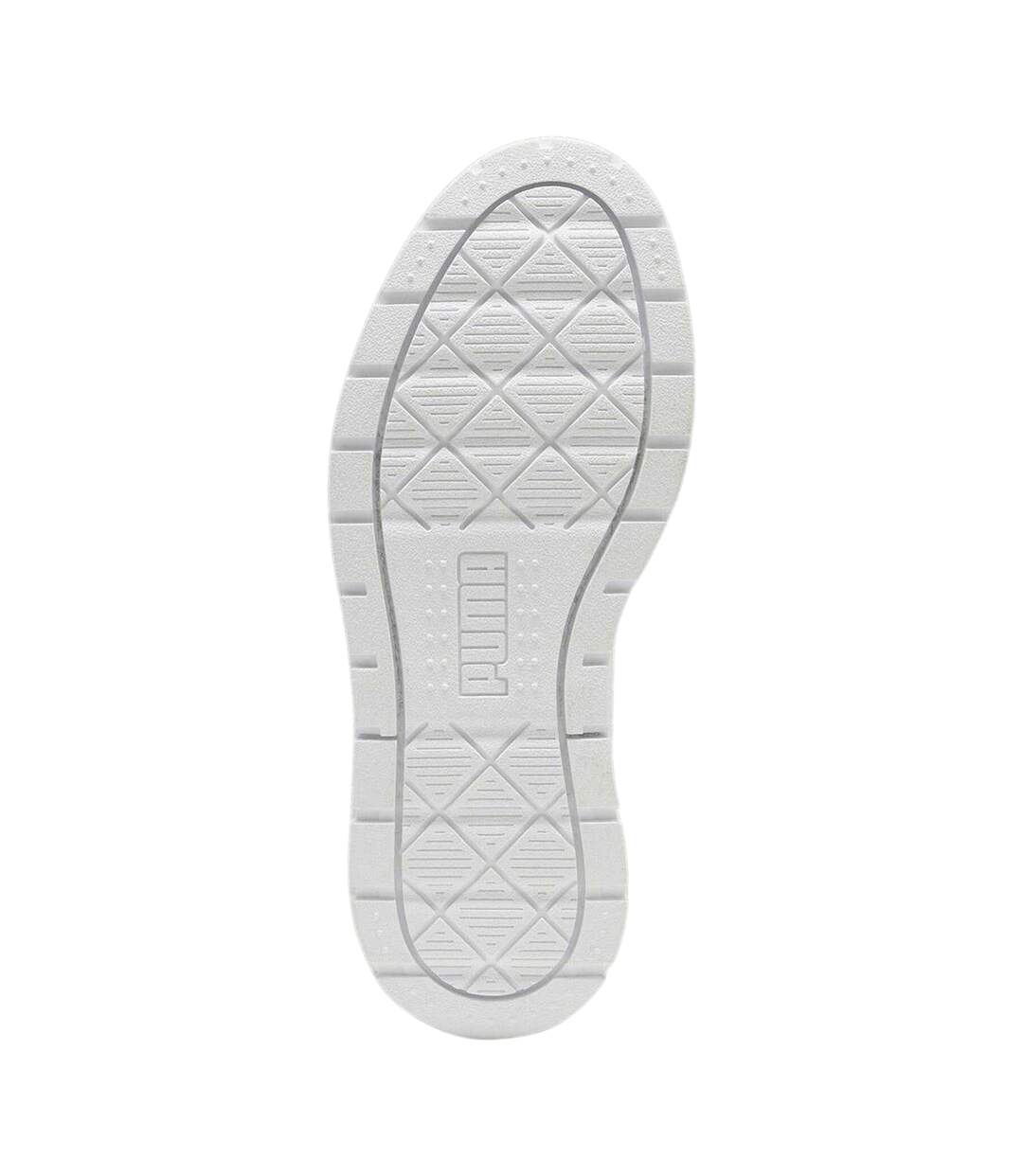 Womens/ladies Ii Jr Low Top Platform Trainers White Puma-4
