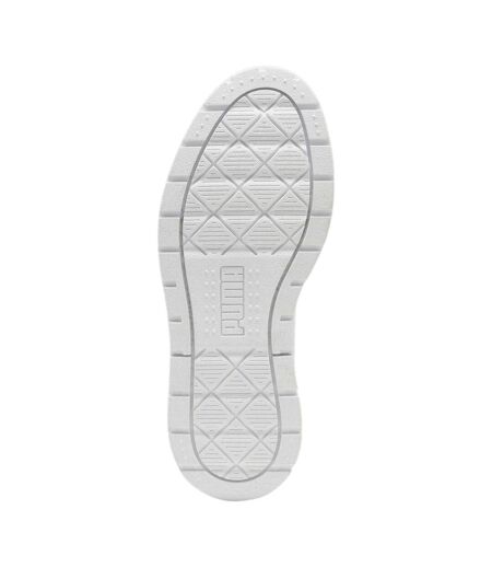 Womens/ladies Ii Jr Low Top Platform Trainers White Puma
