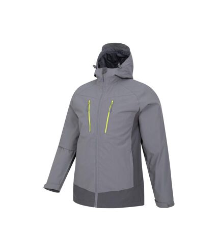 Mens bounds waterproof jacket gray Mountain Warehouse