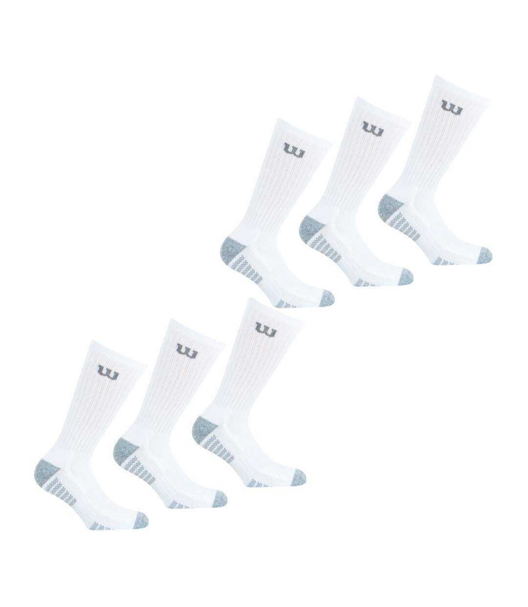 Lot de 6 paires de chaussettes mi-hautes homme Access Wilson