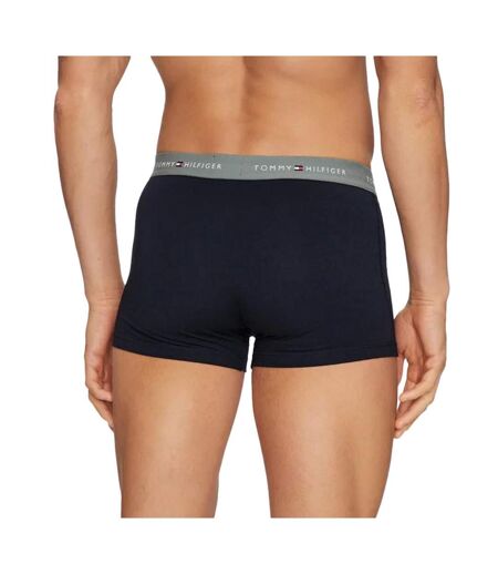 X3 boxers noir/kaki/vert/bleu  homme tommy hilfiger trunk - l