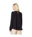 Womens/ladies overhead petite blouse black Dorothy Perkins