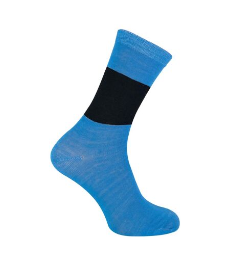6 Pack Mens Blue Grey Argyle Striped Fashion Dress Socks