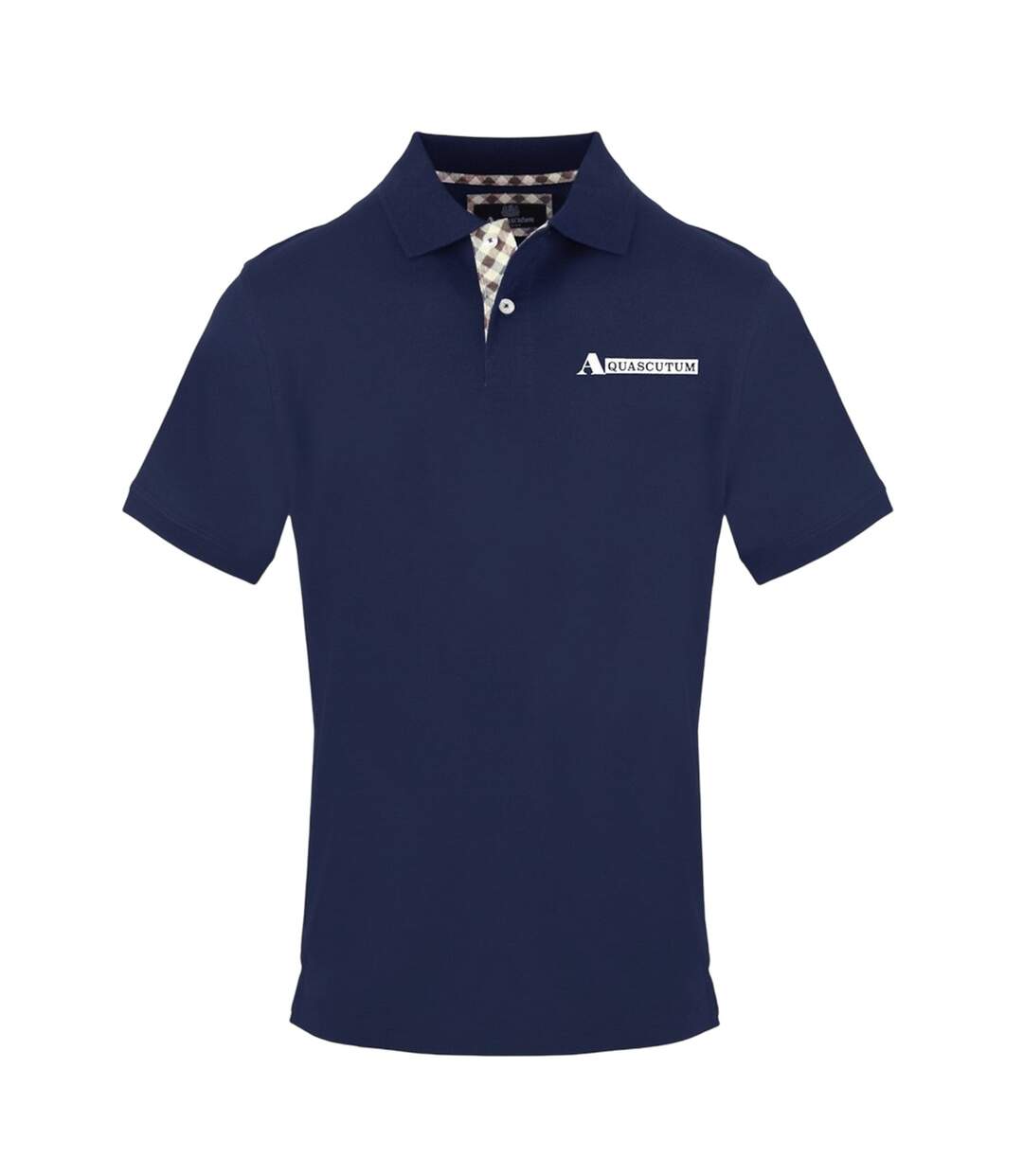 Polo Motif/style Logo Homme Bleu Marine Aquascutum-1