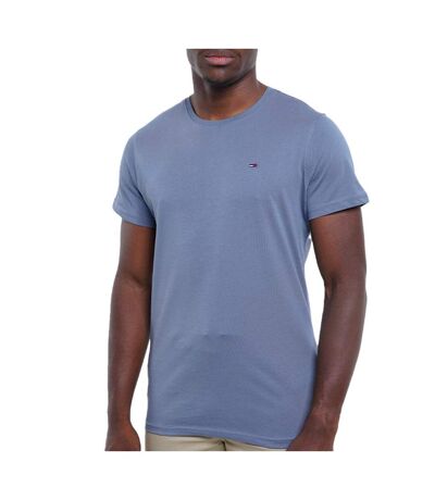 T-shirt bleu violet homme tommy hilfiger tjm xslim - l