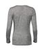 T-shirt Manches Longues Premium Rise Femme Gris Malfini-2