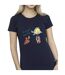 Disney T-shirt coton The Little Mermaid Club Femme/Ladies (Bleu marine) - UTBI26354-3