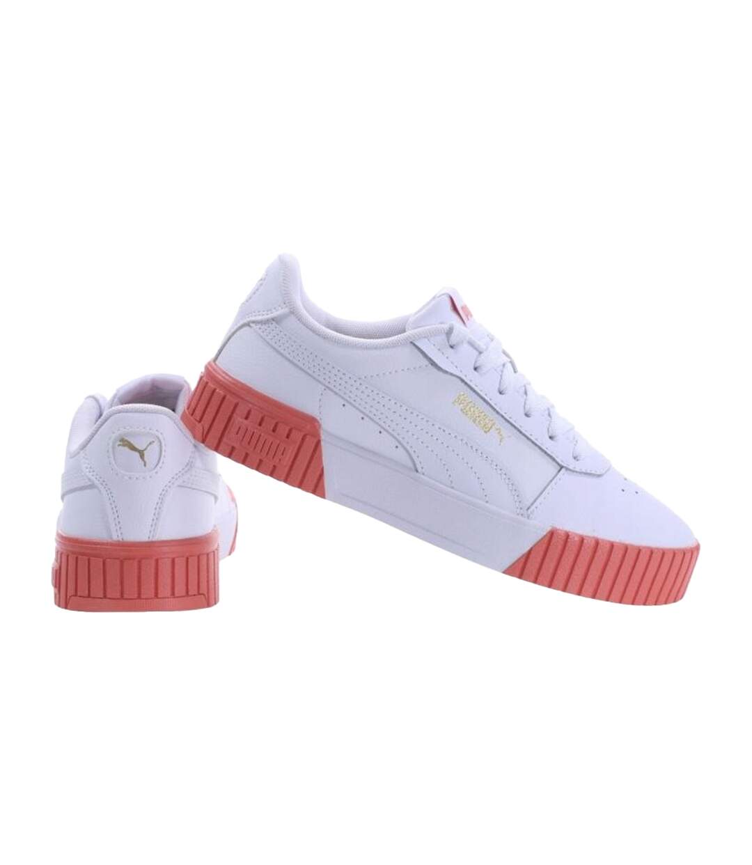 Chaussures Carina Femme Blanc Rouge Puma-4