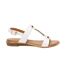 Sandales Renoir Femme Blanc Lunar-4
