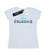 Disney T-shirt en coton avec logo Frozen 2 Movie Womens/Ladies (Blanc) - UTBI21840-1