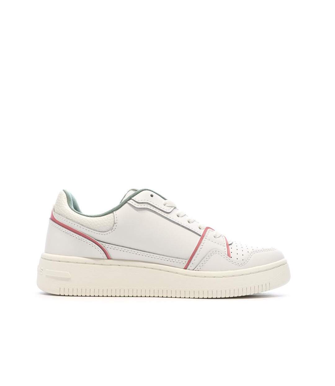 Baskets blanches/roses femme tommy hilfiger retro-2