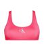 Haut De Maillot De Bain Motif/style Logo Femme Rose Calvin Klein-1