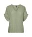 T-Shirt vert femme vero moda mathilda-2