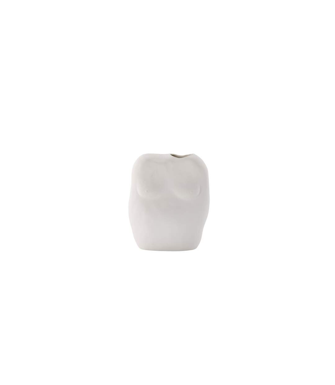 Vase Buste en Céramique Romie 28cm Blanc Cassé-4