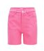 Womens/ladies Denim Shorts Pink Boss-2