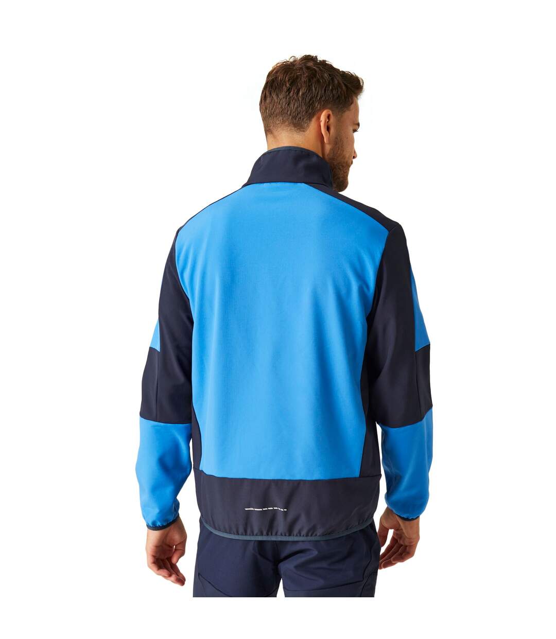 Unisex Adult 2 Layer Soft Shell Jacket Strong Blue Navy Regatta Professional-4
