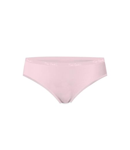 Lot de 3 slips femme  en coton uni et imprimé ceinture fine 2cm BGP Pierre Cardin