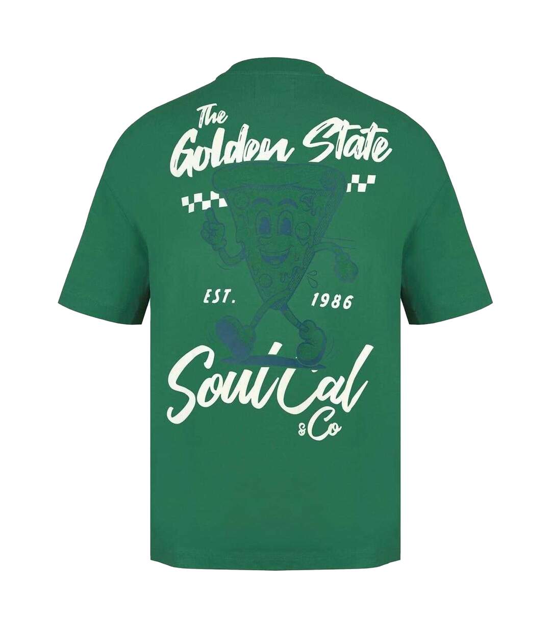 T-shirt Fast Food Homme Vert SoulCal-2