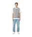 Veste Sans Manches Motif/style Logo Batino Homme Gris Hugo-1