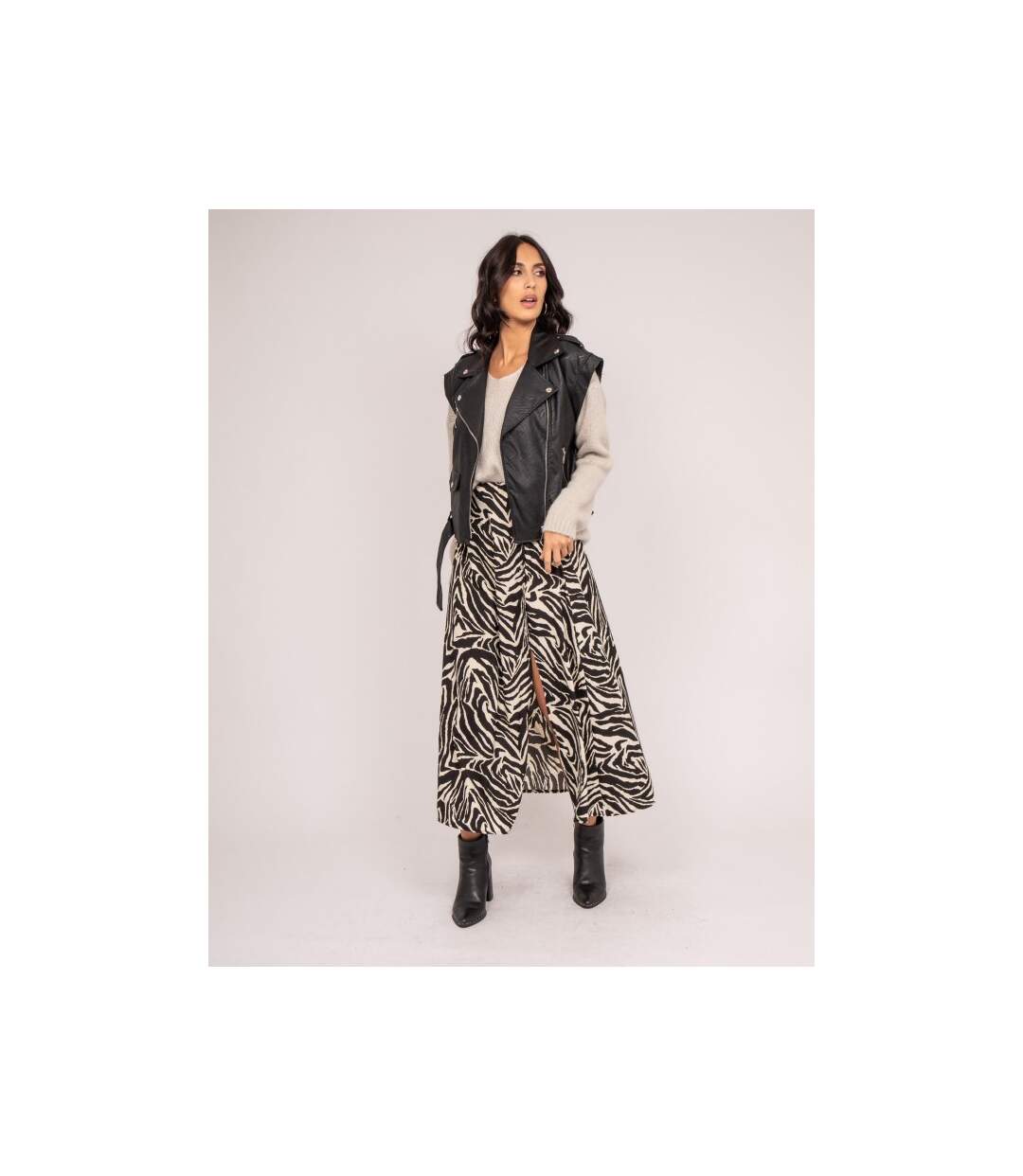 Veste sans manches simili cuir UMOT - Dona X Lisa-4
