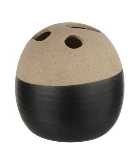 Vase Boule Déco Black Lombok 15cm Noir