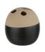 Vase Boule Déco Black Lombok 15cm Noir-1
