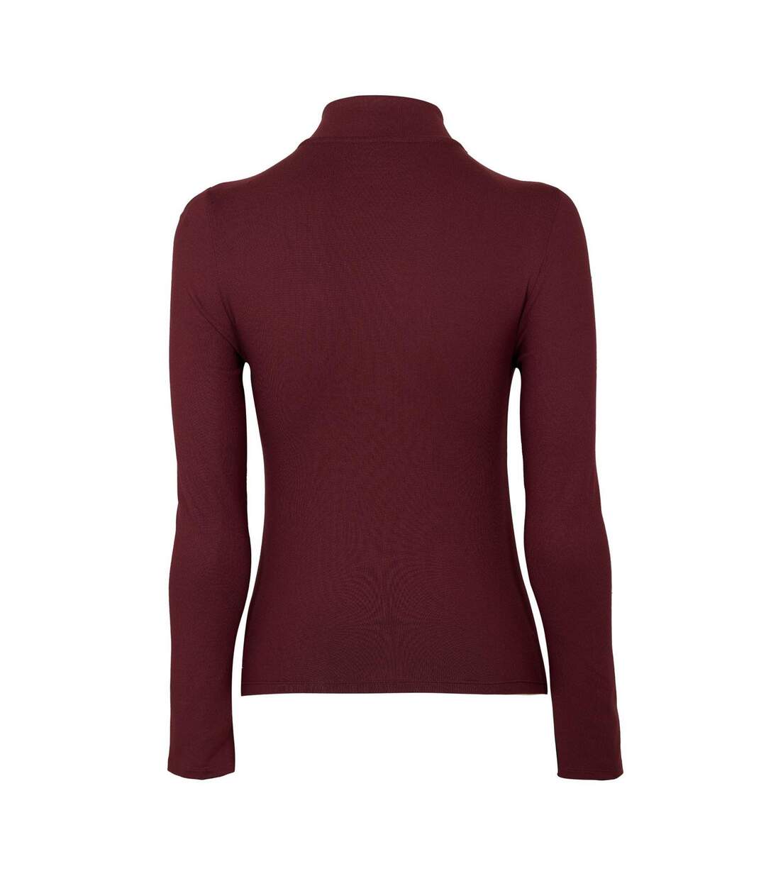 Womens/ladies Half Zip Fleece Top Aubergine Puma-2