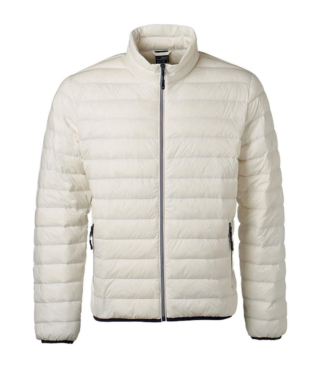 Veste doudoune matelassée duvet - JN1140 - blanc cassé - Homme