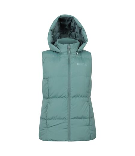 Doudoune Rembourrée Sans Manches À Capuche Amovible Astral Femme Vert Mountain Warehouse