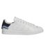 Mens Stan Smith Beaded Leather Embellished Flat Trainers White Adidas-1