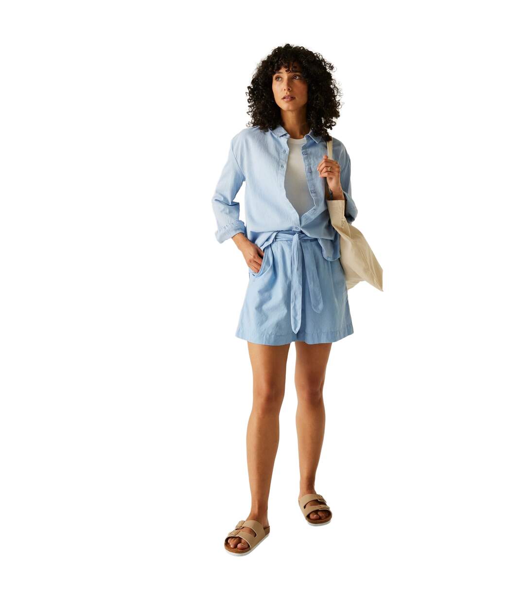 Womens/ladies sabela ii shorts chambray blue Regatta-4