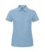 Polo id.001 femme bleu clair B&C