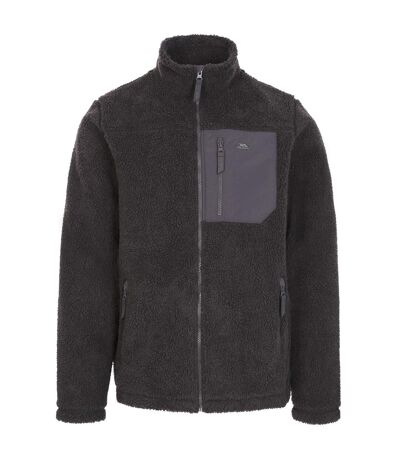 Mens Buck Fleece Jacket Dark Grey Trespass