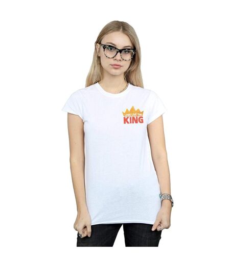 Disney - T-shirt THE LION KING MOVIE LONG LIVE BREAST PRINT - Femme (Blanc) - UTBI25115