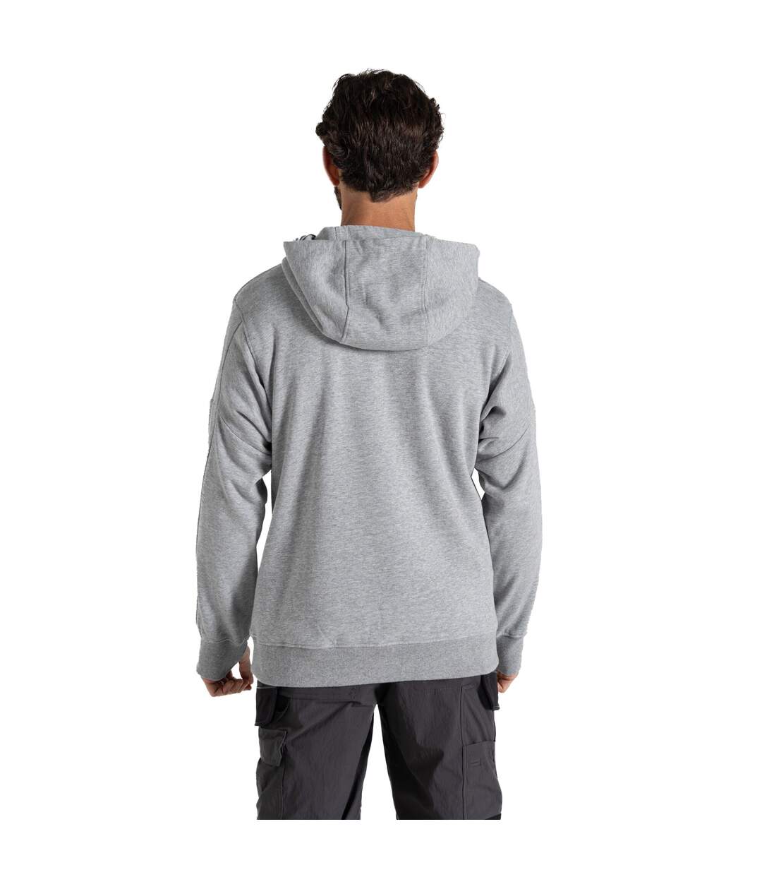 Sweat à capuche workwear oulston homme gris clair chiné Craghoppers-2